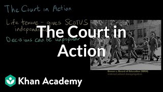 The Court in Action  AP US Government and Politics  Khan Academy [upl. by Ardehs]