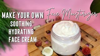 How to Make HYDRATING Face Cream at home  DIY MOISTURIZER FOR DRY SKIN [upl. by Judson]