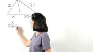 Triangle Angle Bisector Theorem  MathHelpcom [upl. by Prakash]