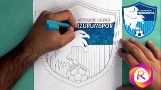 Erzurumspor Logo Boyama Sayfası [upl. by Bran]