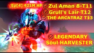 Unlimited WOW Ep 4 421M HP DK Gameplay [upl. by Auqenaj]