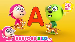 Phonics Song  Compilation Songs  BabyoneKidsTV Nursery Rhymes amp Kids Songs [upl. by Monte579]