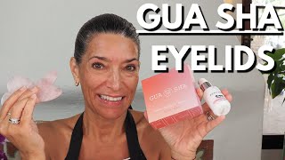 The Gua Sha Series Tightening The Eye Lids  Peaches Skin Care [upl. by Limak]