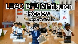 Alle LEGO DFB Minifiguren im Review 71014 EMFiguren deutsch [upl. by Dee]