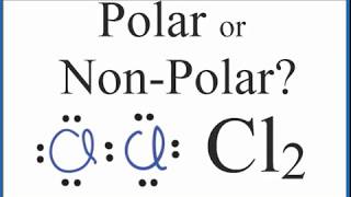 Is Cl2 Polar or Nonpolar Chlorine Gas [upl. by Ozne]