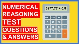 21 NUMERICAL REASONING TEST Questions and Answers PASS [upl. by Lebiram]