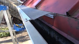 Gutter Guard Install Standing Lock Metal Seam [upl. by Elisabeth]