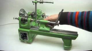 Lorch KD 50 Lathe Drehbank in Aktion [upl. by Aneehs]