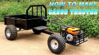 DIY Mini Cargo Tractor Carry 500kg 60 HP [upl. by Sifan]