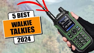 5 Best Walkie Talkies  Long Range Walkie Talkie Review of 2024 [upl. by Naillil]