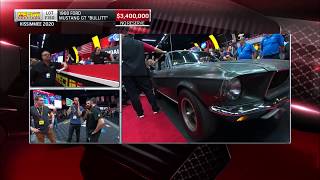 SOLD for 374 Million  1968 Ford Mustang GT quotBullittquot  Mecum Kissimmee 2020 [upl. by Annovaj]