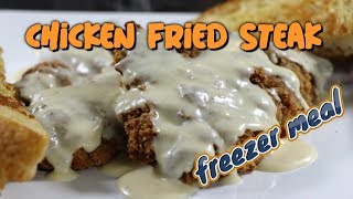 Chicken Fried Steak Easy Freezer Meals [upl. by Oigimer595]