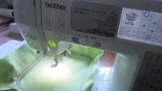 Brother SE400 Embroidery Set Up Part Two [upl. by Mackenie]