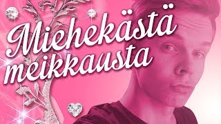 Miehekästä meikkausta [upl. by Zeuqirdor]