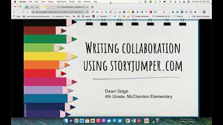 Writing Collaboration with Storyjumper com [upl. by Mhoj814]