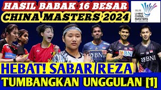 Unggulan 1 KEOK ‼️ Hasil Semua Sektor 16 Besar Badminton CHINA MASTERS 2024 Hari Ini [upl. by Wyatt]