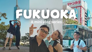 FUKUOKA MINI VLOG SERIES PART 1  INTERNATIONAL COUPLE TRIP  JAPAN VLOG [upl. by Naihs86]