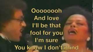 Diana Ross and Lionel Richie Endless Love Lyrics [upl. by Carree]