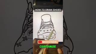 How To Draw Anime Style Shoes Easily animeart drawing art [upl. by Roskes]