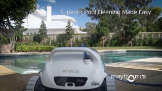 Dolphin Active 20 Robotic Pool Cleaner by Maytronics [upl. by Senecal]