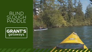 Blind Slough paddle along Columbia River offers path to forest preserve [upl. by Cletis383]