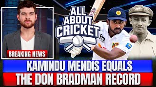 Kamindu Mendis Equals The Don Bradman Record [upl. by Holms587]