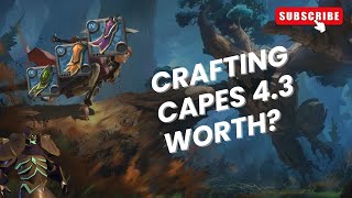 Albion Online Crafting 43 capes worth it [upl. by Nnylsia]