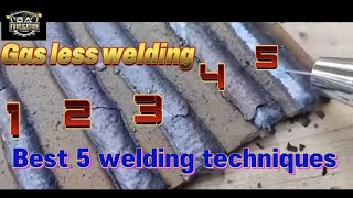 Flux core welding The Basics you need to know welding fluxcore with No gas Best welding technique [upl. by Eihcir]