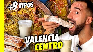 Comiendo MUCHA COMIDA TÍPICA VALENCIANA en Valencia Valencia Centro Secretos de la Paella [upl. by Nomolas]