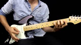 Fender Standard Stratocaster MIM Demo by Jesse Fildes [upl. by Hurst476]