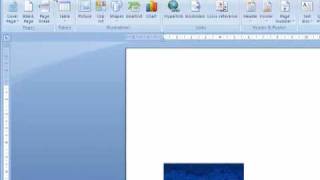 Word 2007 Moving an inserted image [upl. by Lefkowitz]