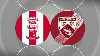 Lincoln City v Morecambe highlights [upl. by Bui808]