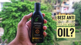 Enshine NonSticky Medicated Hair Oil 100ml Review  For Stong and Dandruff Free Hair 4K [upl. by Lemuela463]