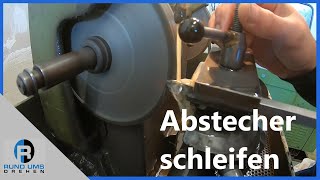 Abstechwerkzeug schleifen mit Anleitung [upl. by Nyral]