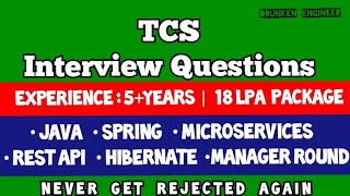 TCS Interview Questions for Experienced [upl. by Garner635]