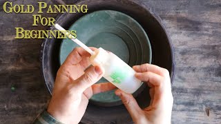 Gold Panning Tutorial for Beginners  How to Pan for Gold [upl. by Irok934]