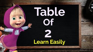 Learn Multiplication Table of 2 Maths Table Table of 2 2 ka pahada [upl. by Esaj792]