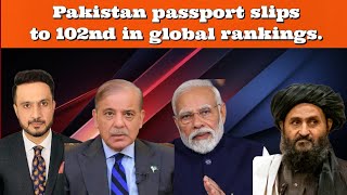 Pakistan passport slips to 102nd in global rankings [upl. by Schaeffer]