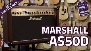 Marshall AS50D Acoustic Amplifier  Overview amp Demo [upl. by Sanburn862]