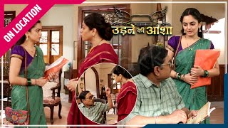 Udne Ki Asha  On Location  Renuka Ne Maara Sayli Ko Taana  Paresh Ne Diya Sath [upl. by Serafine]