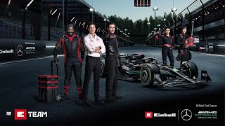 The ETeam from Einhell on a mission for the MercedesAMG PETRONAS F1 Team  TV Spot [upl. by Lacagnia]