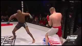 Michael Venom Page vs Ben Dishman Tornado Kick KO [upl. by Platto]