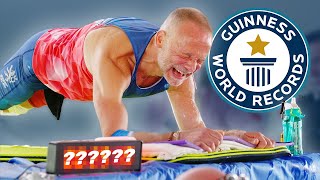 Longest Plank EVER  Guinness World Records [upl. by Adnole987]