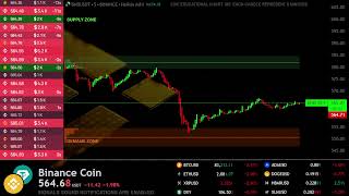 🔴 BNB Live Trading Educational Chart [upl. by Antony]