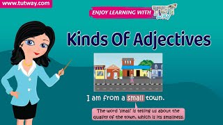 Kinds Of Adjectives  English Grammar  Grade 4 amp 5  Tutway [upl. by Naejarual494]