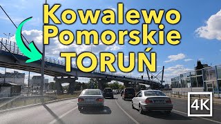 Driving KOWALEWO POMORSKIE  TORUŃ  Poland 🇵🇱 [upl. by Patrica]