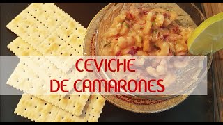 Ceviche de camarones Colombiano Fácil y delicioso [upl. by Llehsar]