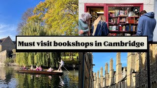 Best Bookshops in Cambridge England  Bookshop recommendations  Must Visit  VLOG [upl. by Smaoht565]