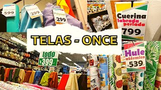 TELAS BARATAS EN ONCE Por metro [upl. by Issac]