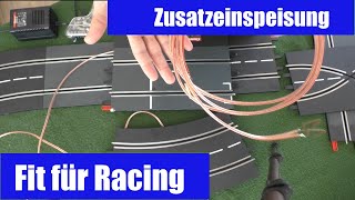 Für Einsteiger Zusatzeinspeisung für die Carrera Digital Bahn 124 oder 132 So sollte es gehen [upl. by Uhile]